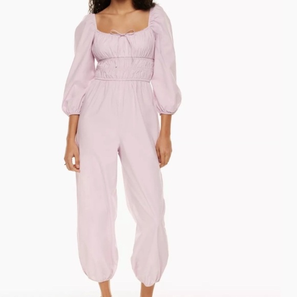 Wilfred Lilac Puff-Sleeve Jumpsuit – Size XS - Picture 1 of 7